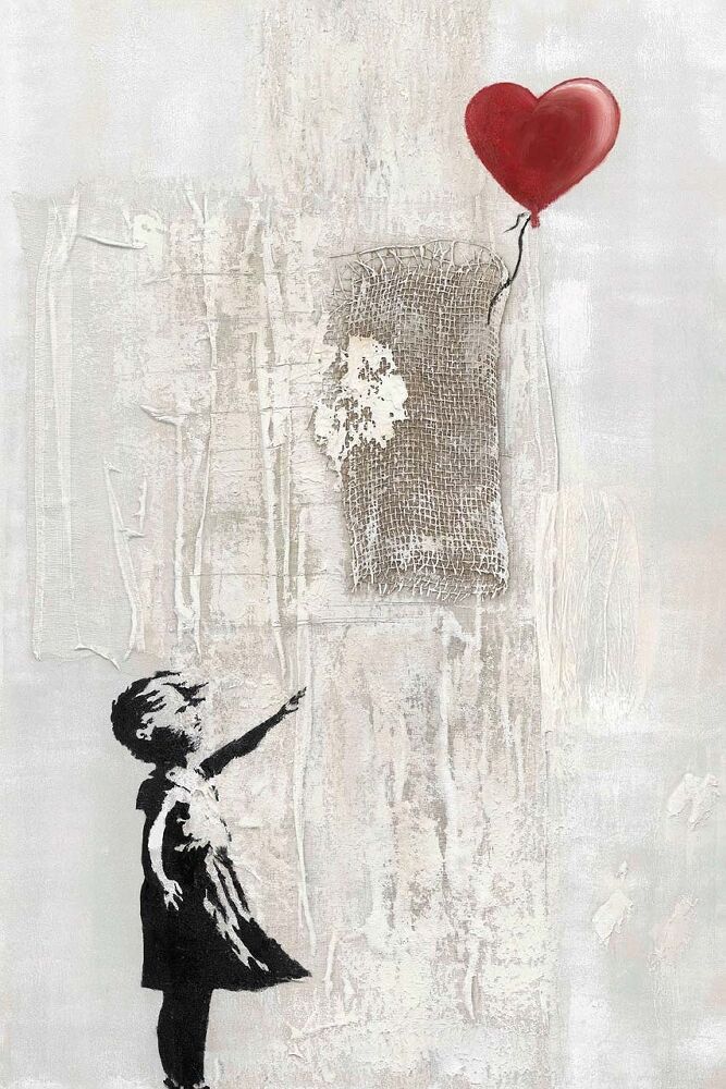 Painting Love Balloon Girl